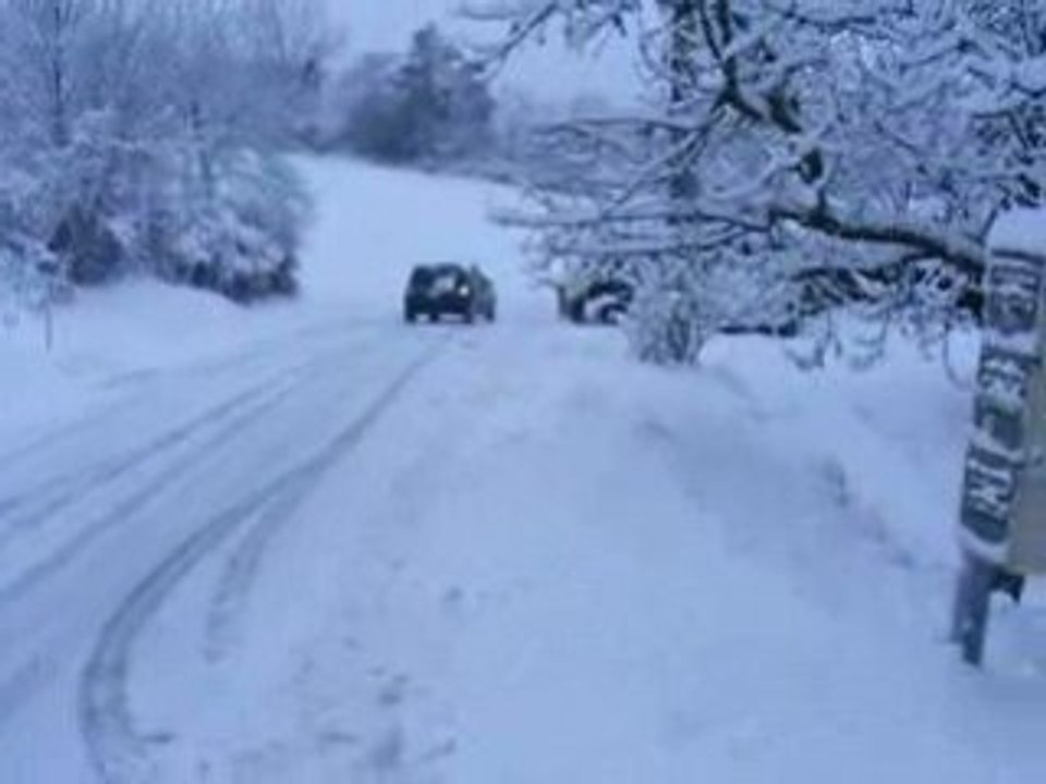 voiture et neige!