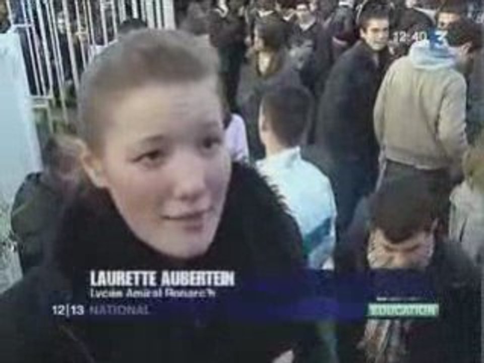 Télézapping : Manifestations, des lycéens sous influence ?