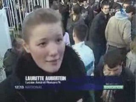 Télézapping : Manifestations, des lycéens sous influence ?