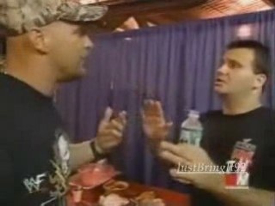 Stone Cold & Brooklyn Brawler backstage