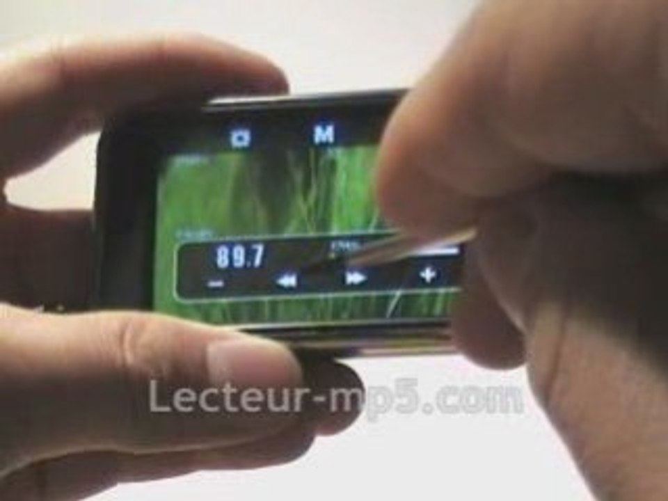 Lecteur MP5 : Fonction Tuner radio Ecran Tactile