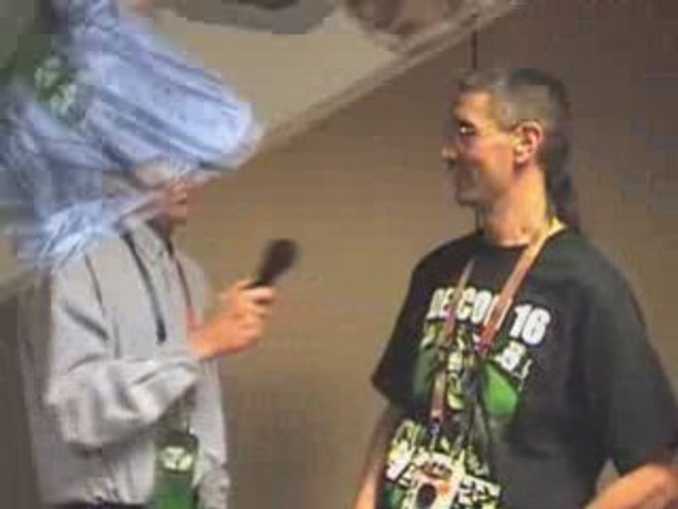 Kenny Bloggerly at Defcon 16 hacker con in Vegas
