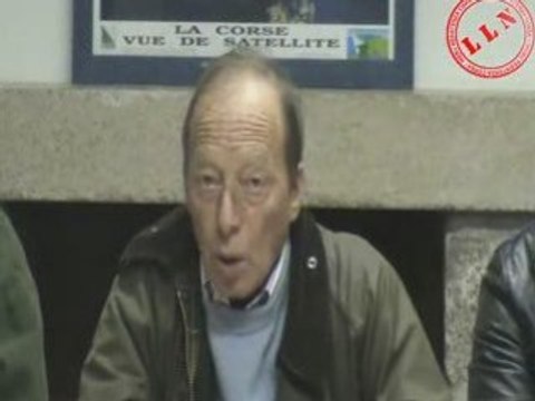 Corsica Libera : Conférence de presse Pitretu Bicchisgia