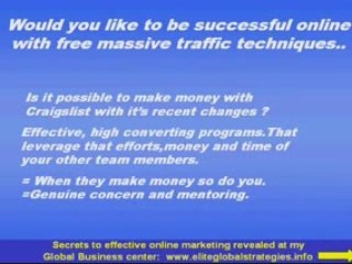 Success with craigslist traffic