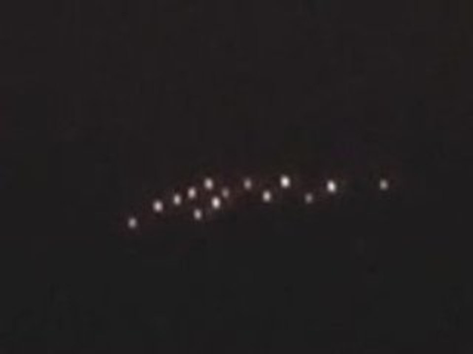 Incroyable Flotte d' ovnis 09 decembre 2008 Santiago, Chili