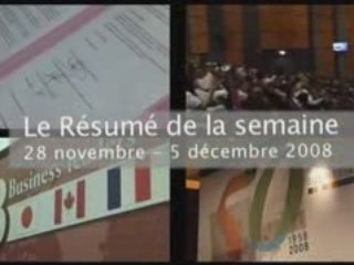 Résumé de la semaine du 28 novembre au 5 décembre 2008