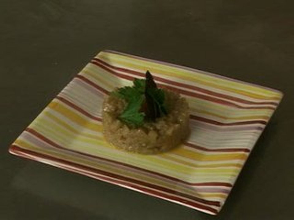 Purée de topinambours à l'échalote