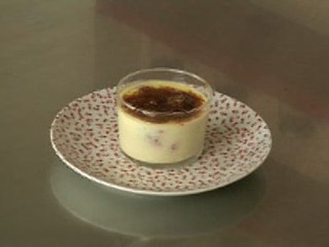 Crème brûlée aux fruits rouges