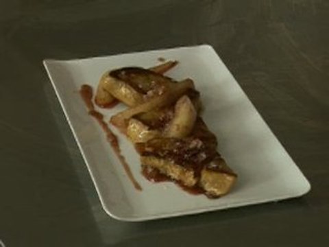 Foie gras poêlé aux poires