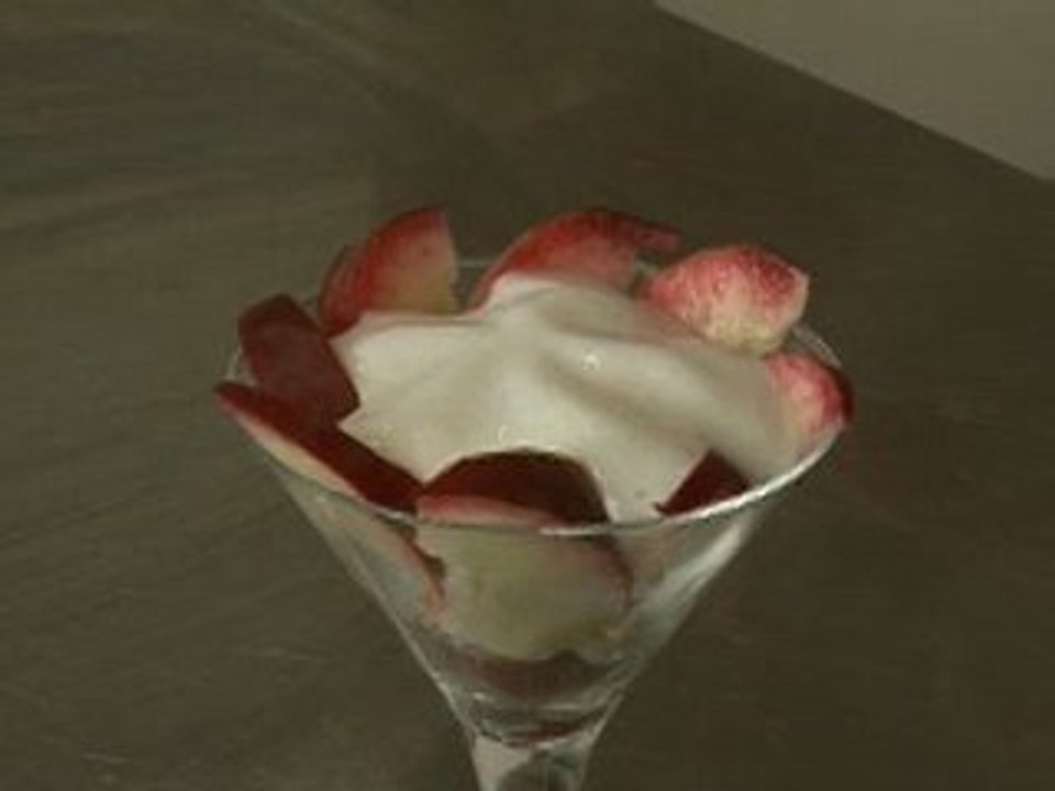 Pêche au naturel et émulsion reinette