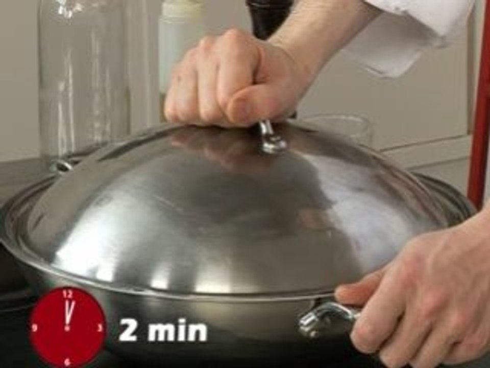 Wok de bœuf au sésame, légumes de saison