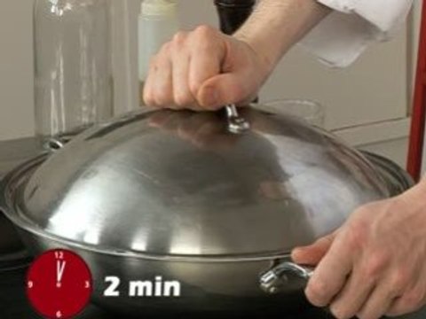 Wok de bœuf au sésame, légumes de saison