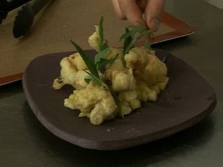 Tempura de volaille au curry