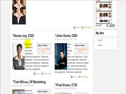 Joomla 1.5 – adding a menu item video tutorial