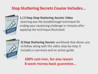 Stop My Stuttering 9 Minute Cure Guaranteed To Work