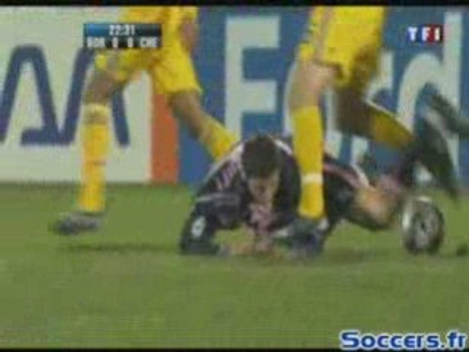 Résumé gourcuff LDC Bordeaux-Chelsea 1ère MT 26/11/08 Part 2