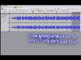 Use Audacity Sound Editor To Cut and Fade In/Out Audio Files