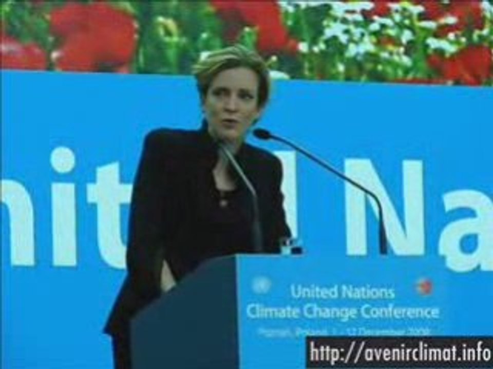 N. Kosciusko Morizet a poznan pour la COP14