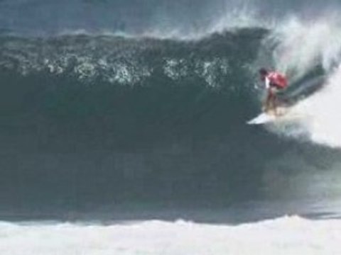 Surf Master de Pipeline Hawaï Joel Parkinson note max 20