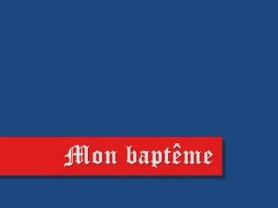 Mon baptême - Creil - le 07/10/2006