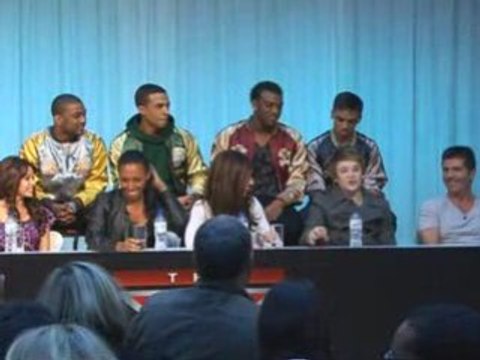 X Factor finalists JLS, Alexandra and Eoghan talk