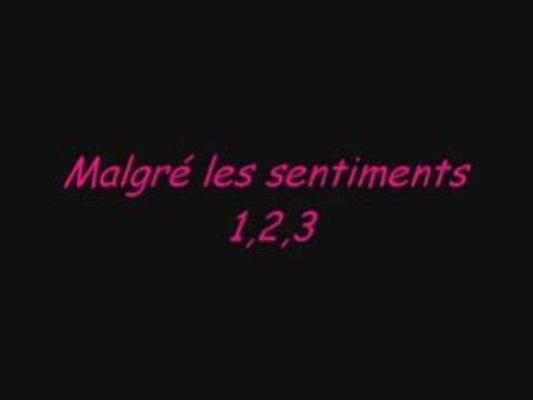 Playad - Malgré les sentiments 1,2,3