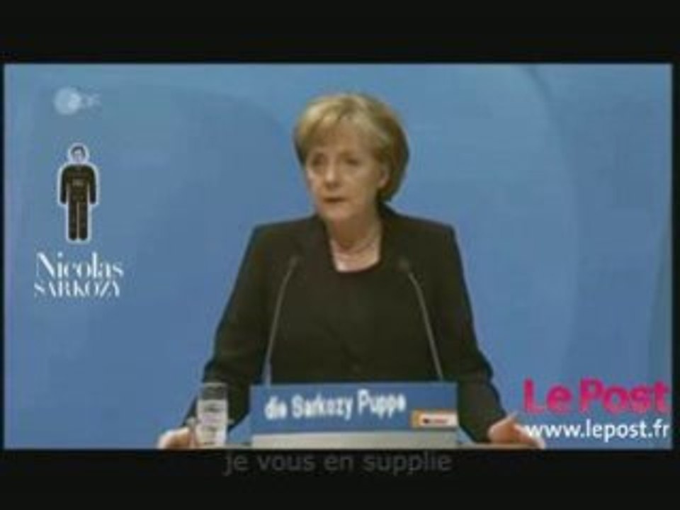 Angéla Merkel vole au secours de Nicolas Sarkozy