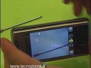 Video Sony Xperia X1 panels