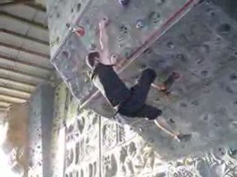 moi a l'escalade