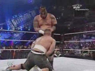 Royal Rumble 2007 John Cena vs Umaga Last Man Standing pt.1