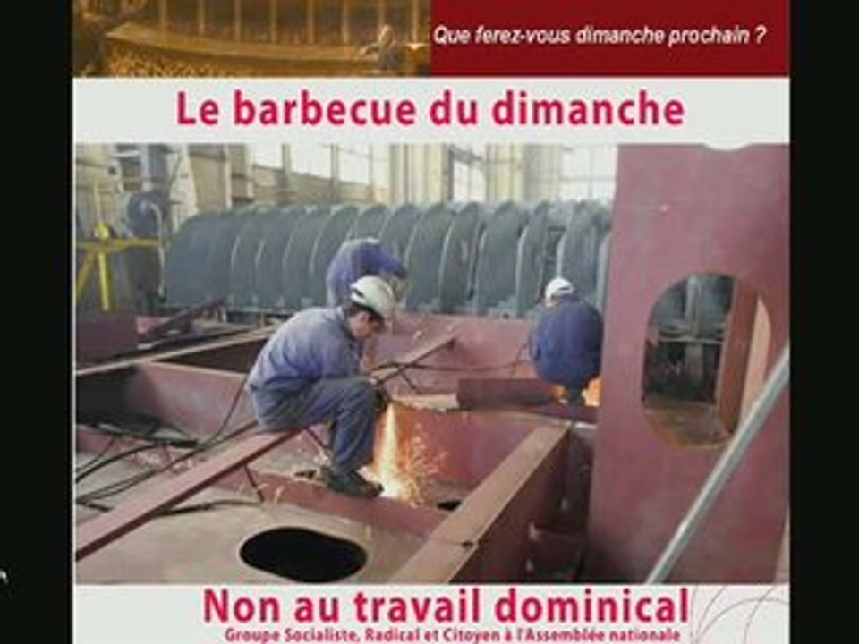 Non au travail le dimanche