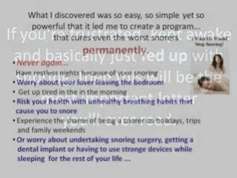 Snore Relief
