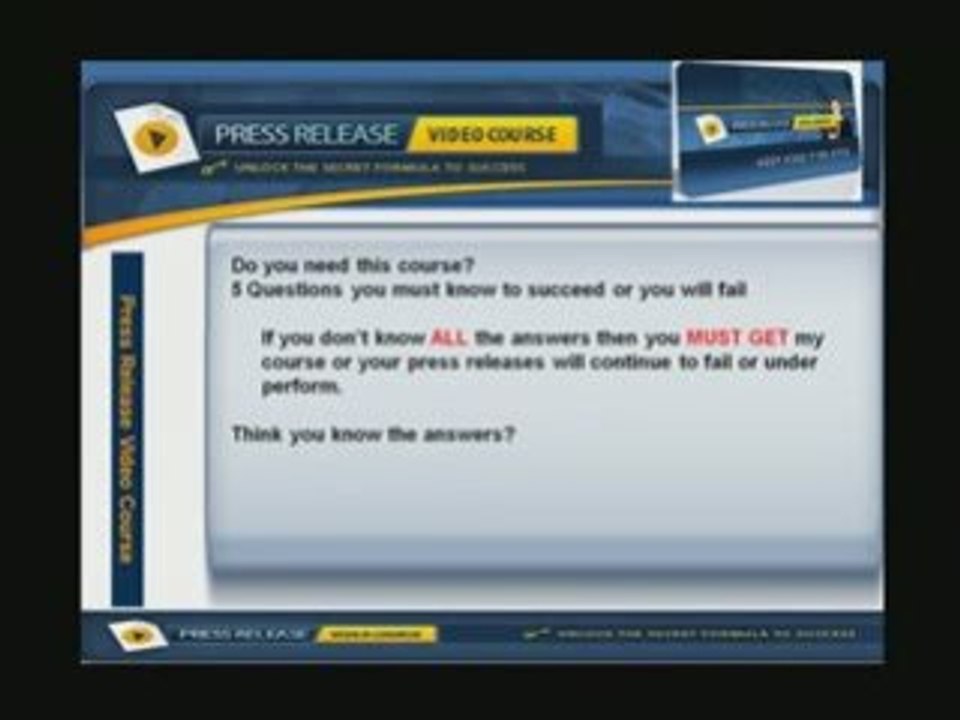 Press releases the most effective way to promote your site