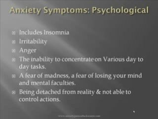Anxiety Symptoms