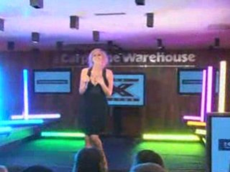 Diana Vickers performing Call Me