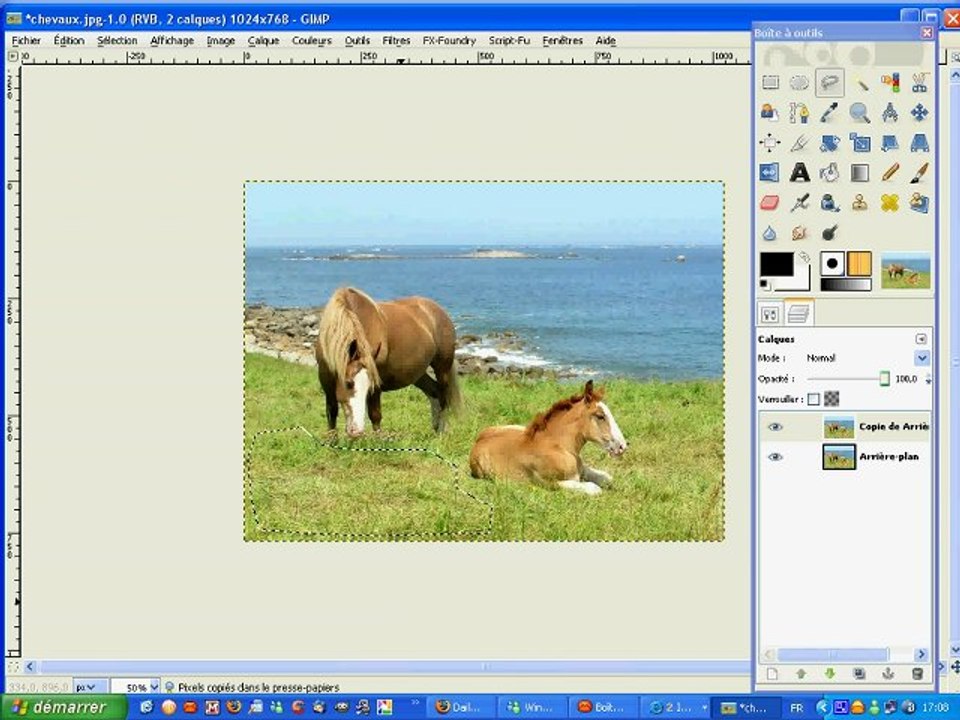 Tuto GIMP - Effacer un élément gênant