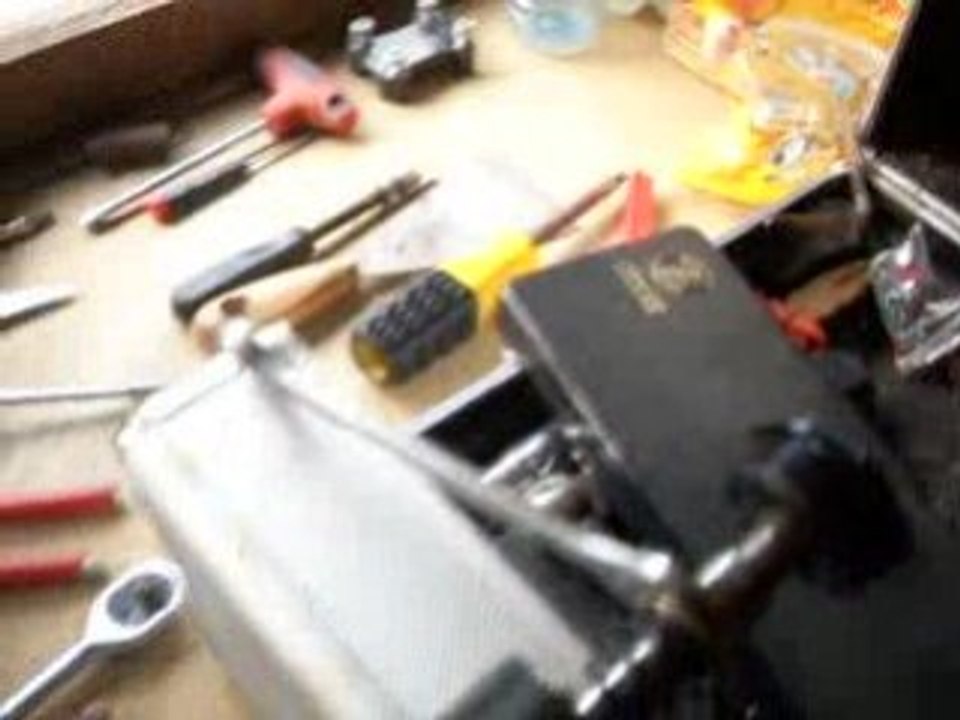 demontage de fourche