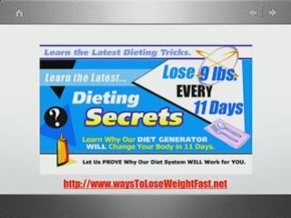 Ways To Lose Weight Fast, The Fastest Way To Lose Weight