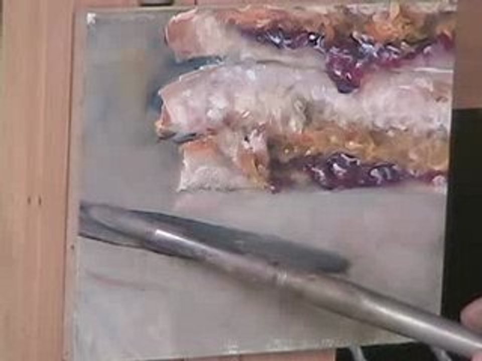 Sanwich a oleo Painting oil