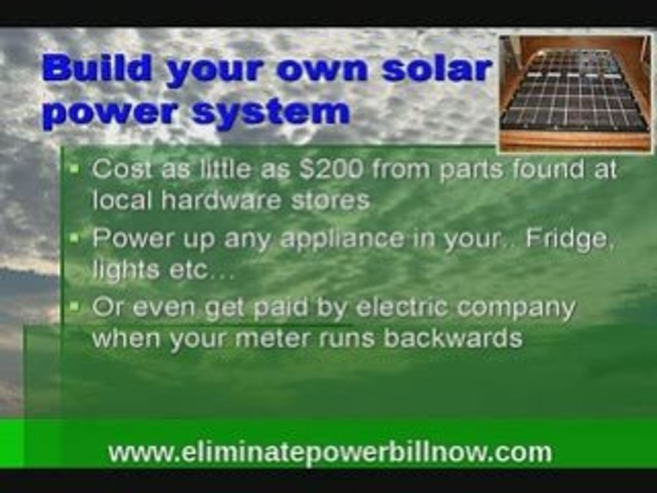Build Your Solar Power System under $200