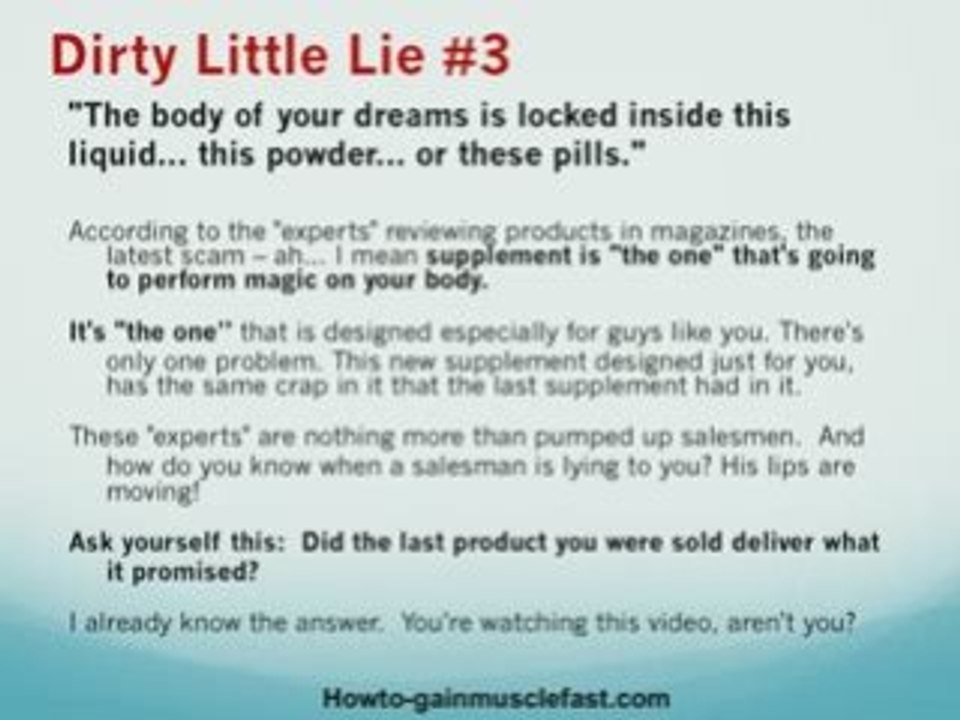 How to gain muscle fast starting today