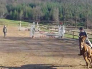 Marielle et Queensy en club 3 à Razès