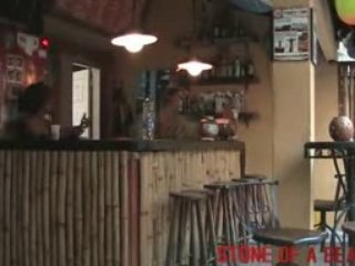 Stone of  A Beach hostel in Copacabana Rio de Janeiro