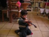 Je joue (scie...) du violon  bis rapide (19.11.08)