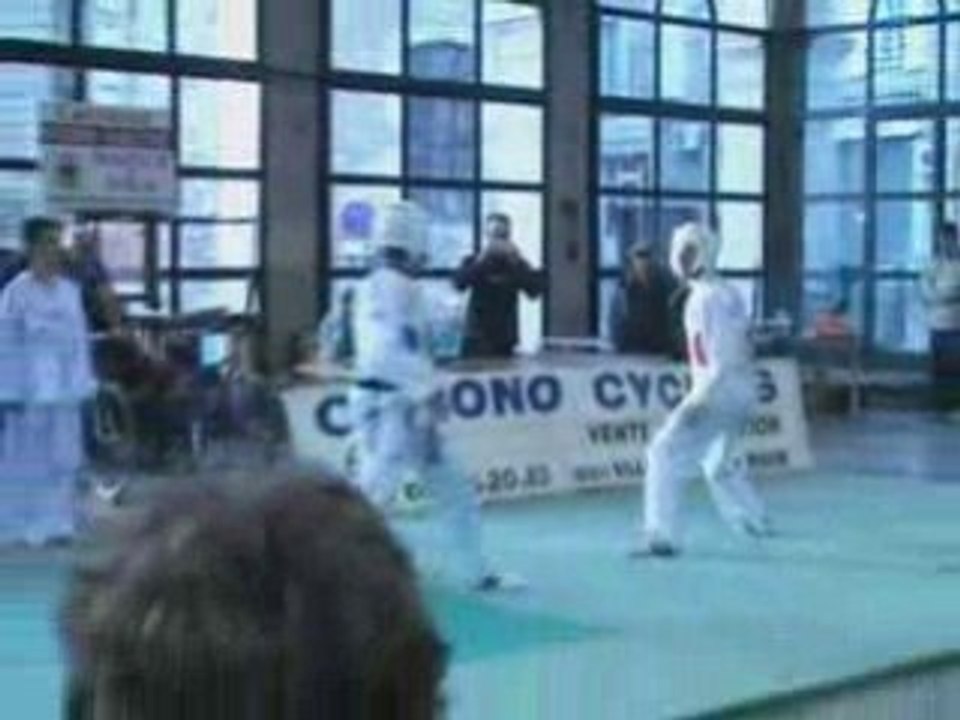 Taekwondo combat clement ludo