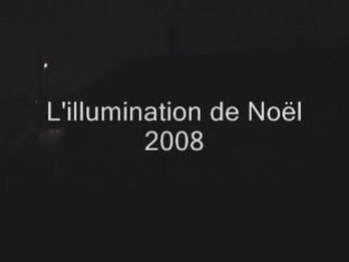 Illumination de Noël 2008, made in Yanoob