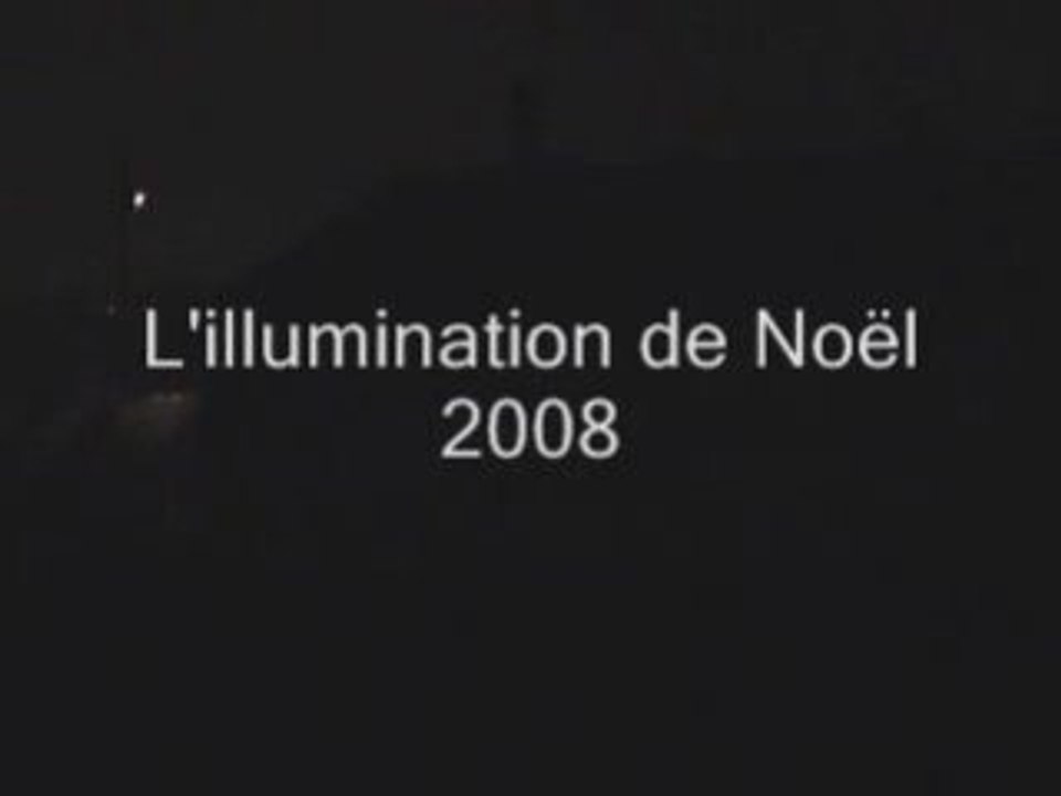 Illumination de Noël 2008, made in Yanoob