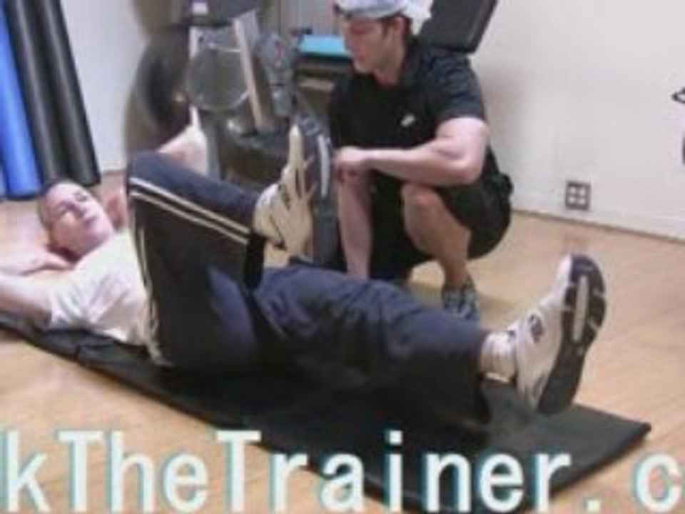 Bicycle Crossing Crunches for six pack abs