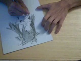 Manga dessin - Emo fille