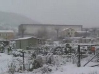 Neige à Saint-Affrique 14/12/2008